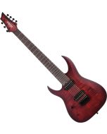 Schecter Sunset-7 Extreme Lefty Guitar Scarlet Burst sku number SCHECTER2577