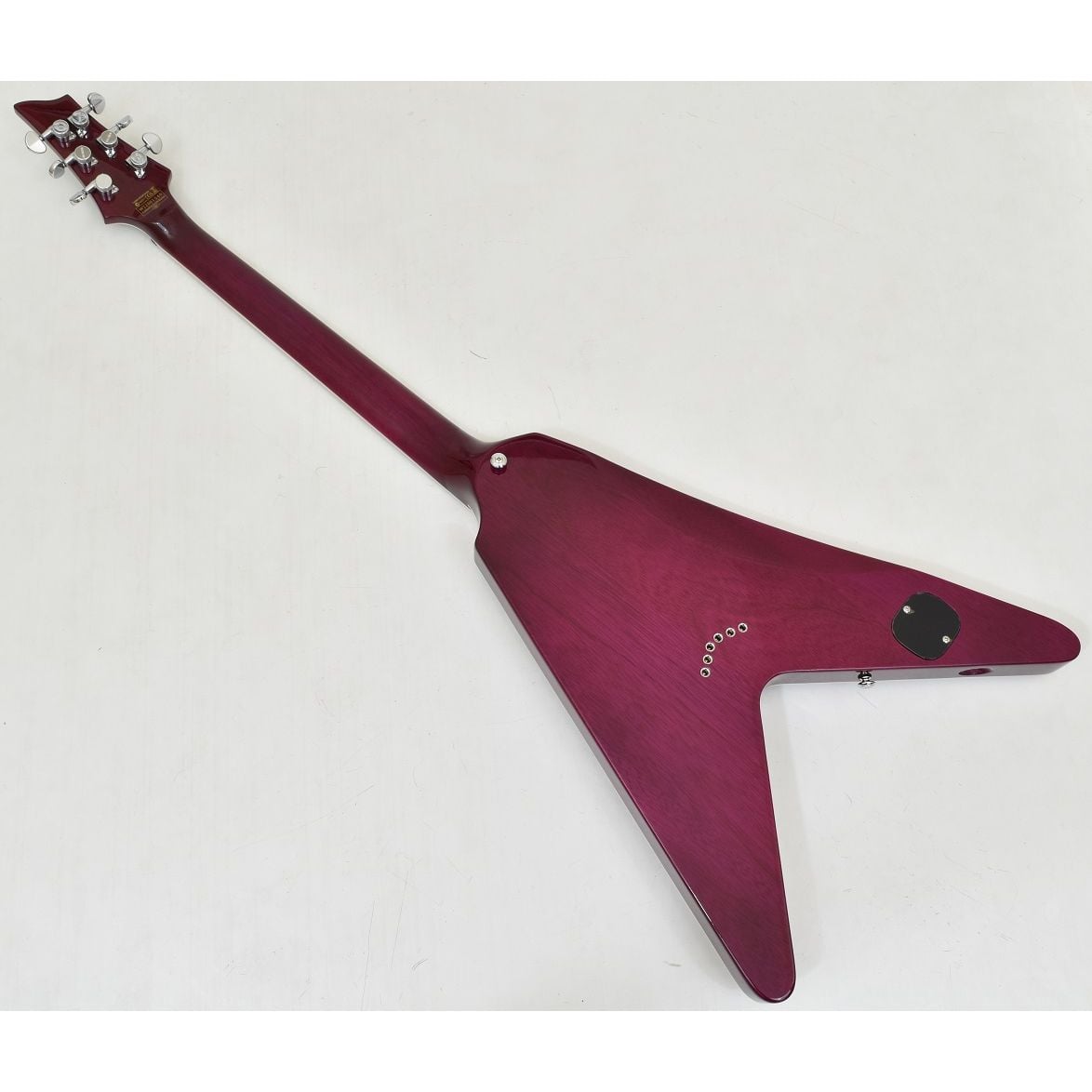 Schecter V-1 Custom Guitar Trans Purple B-Stock 1540 - 654 | Studio Ge