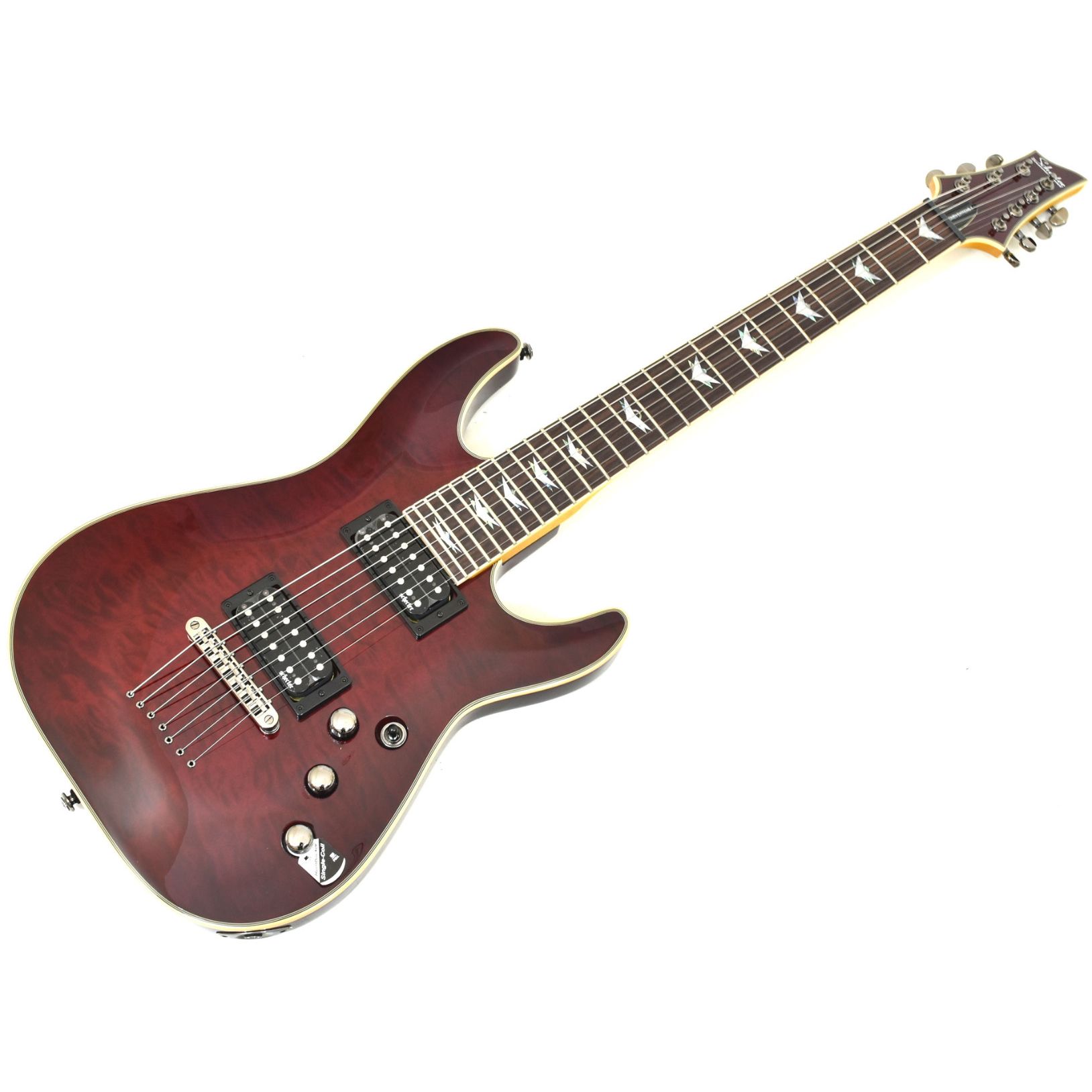 Schecter Omen Extreme-7 Electric Guitar in Black Cherry B-Stock 0392