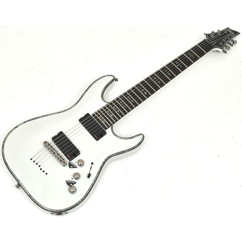 Schecter Hellraiser C-7 Electric Guitar Gloss White B-Stock 0461