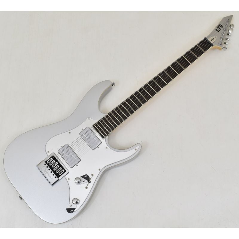 ESP LTD KS M-6 Evertune Ken Susi Metallic Silver Guitar 0273 - LKSM6ET