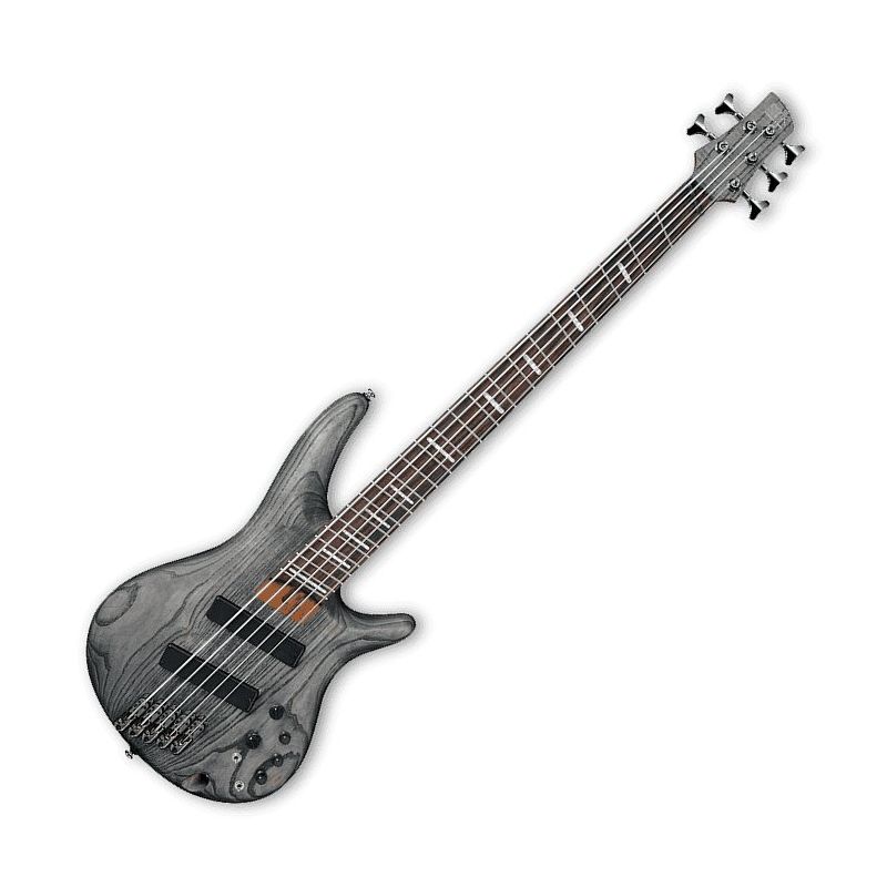 Ibanez SRFF805-BKS SR Workshop Series 5 String Multi-Scale Electric Bass in  Black Stained Finish