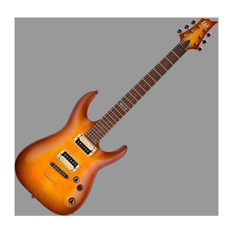 ESP LTD H-101FM Guitar in Amber Sunburst Finish B-Stock