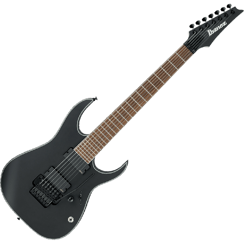 Ibanez RG Iron Label RGIR37BE 7 String Electric Guitar in Black Flat