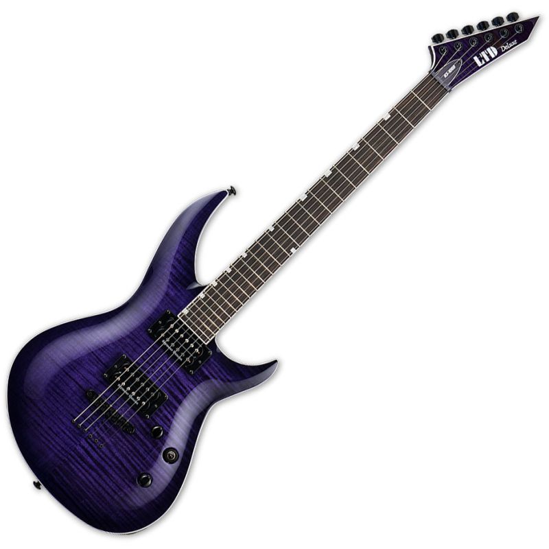 ESP LTD H3-1000 Electric Guitar See Thru Purple Sunburst