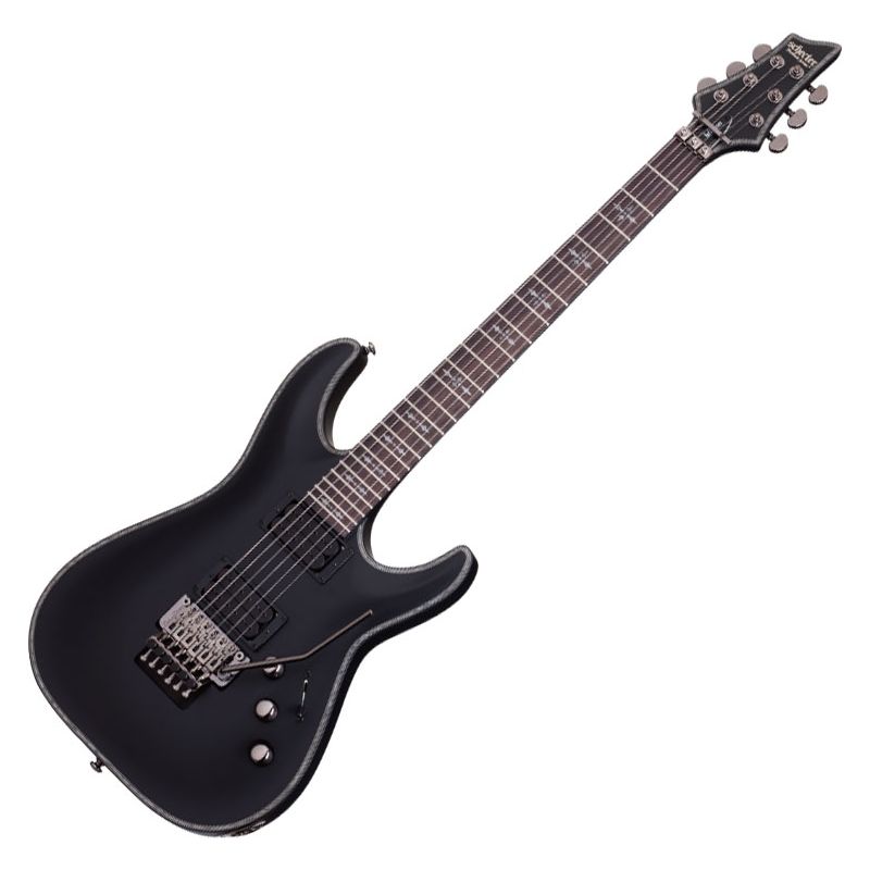 Schecter Hellraiser C-1 P FR Electric Guitar Satin Black