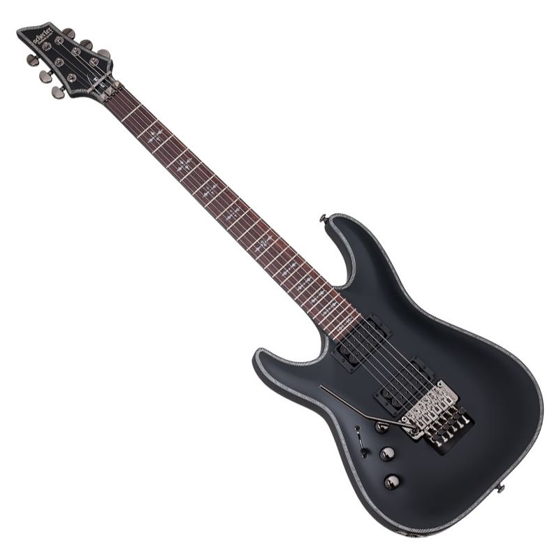 Schecter Hellraiser C-1 P FR Left-Handed Electric Guitar In Satin Finish