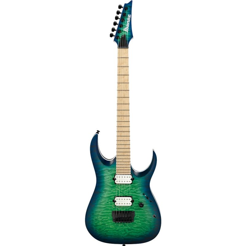 Ibanez RGA Iron Label RGAIX6MQM SRB Surreal Blue Burst Electric Guitar