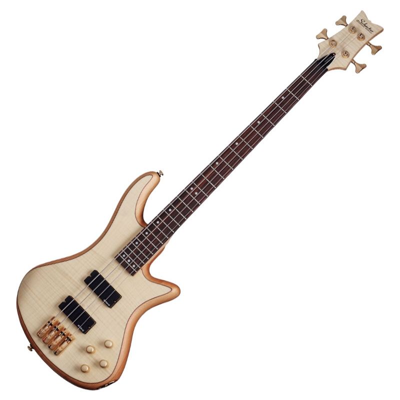 Schecter Stiletto Custom-4 Electric Bass Gloss Natural