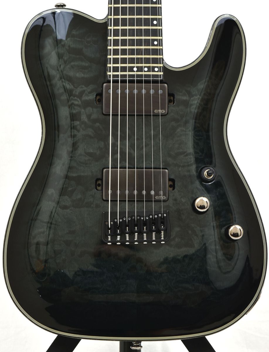 Schecter Hellraiser Hybrid PT-7 Electric Guitar Trans Black Burst B-St