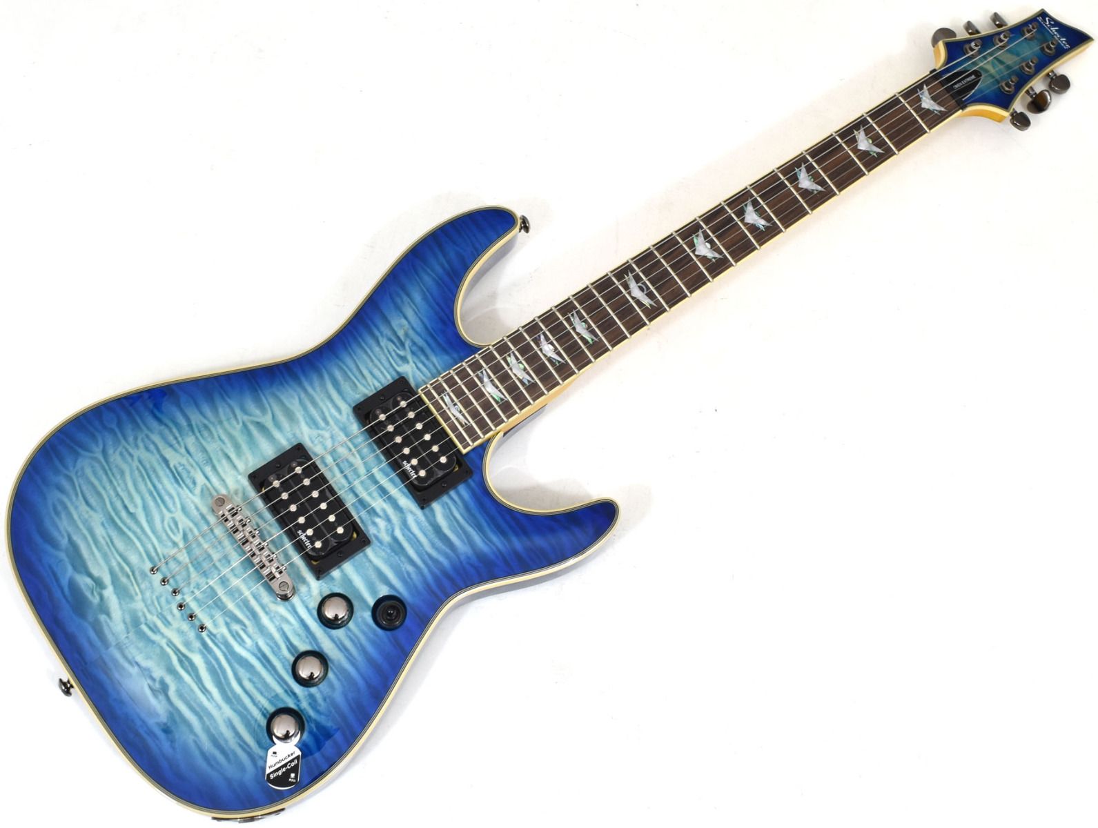 Schecter Omen Extreme-6 Electric Guitar Ocean Blue Burst B-Stock 0012