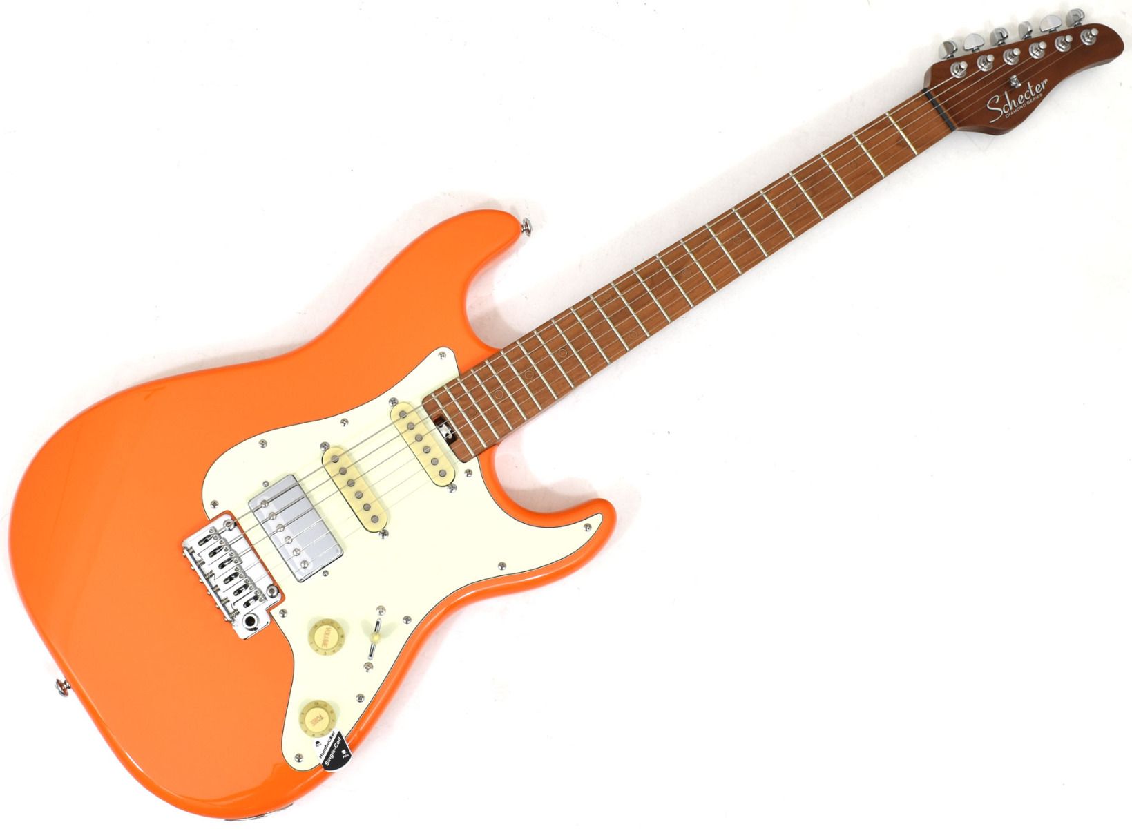 schecter nick johnston orange