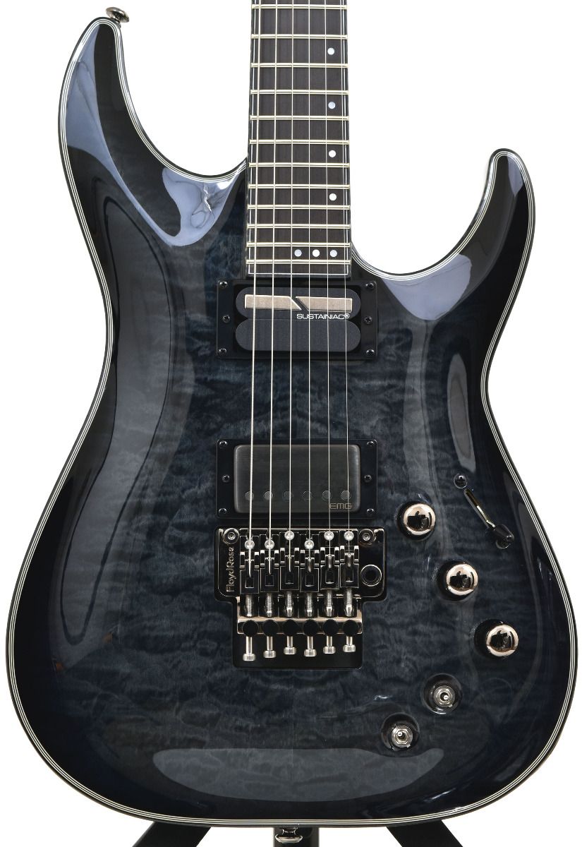 Schecter Hellraiser Hybrid C-1 FR S Electric Guitar Trans Black Burst