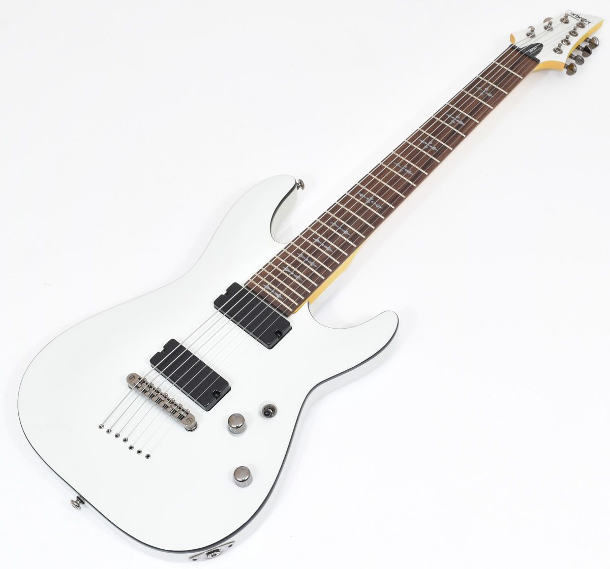 Schecter Demon-7 Electric Guitar Vintage White B-Stock 1255 