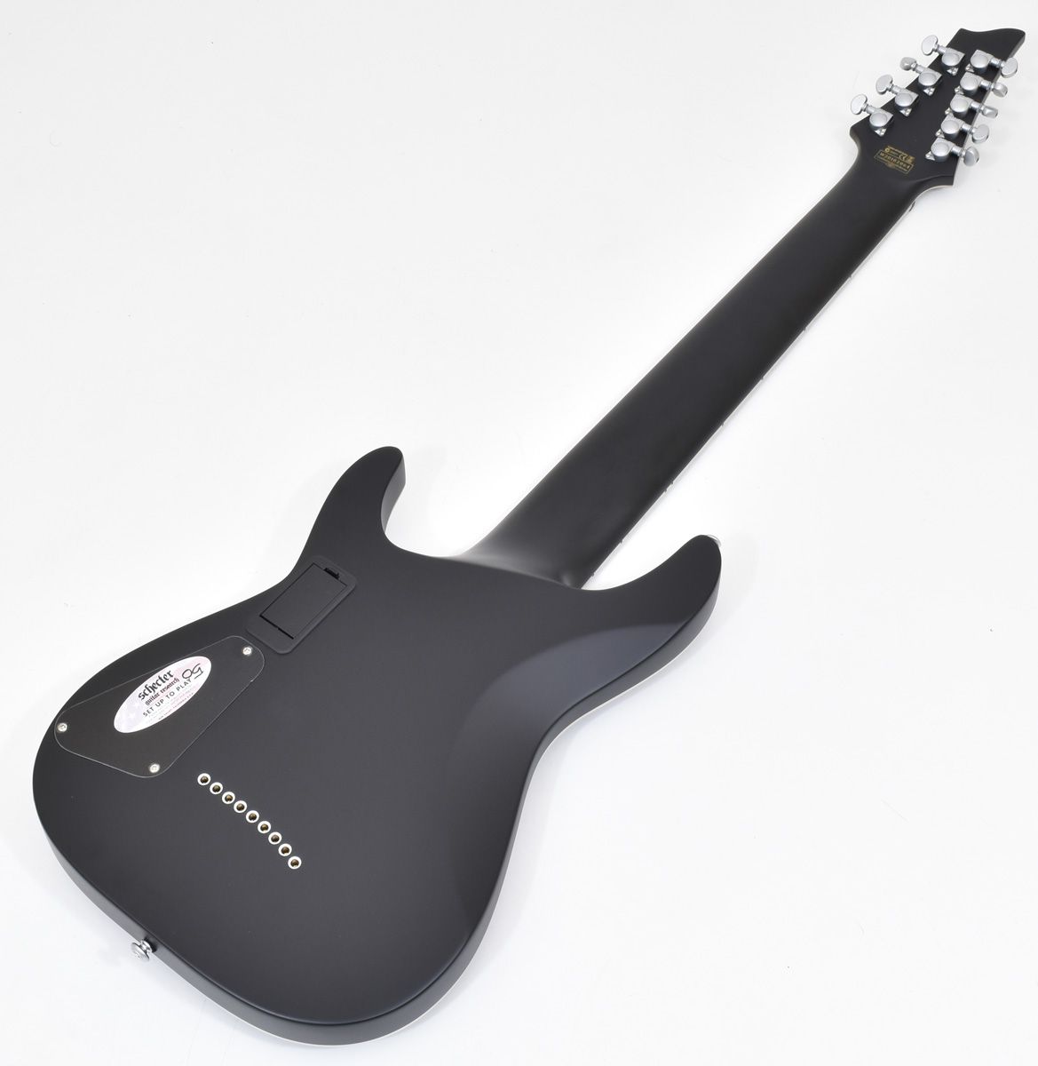 Schecter Damien Platinum-9 Electric Guitar Satin Black B Stock 2064