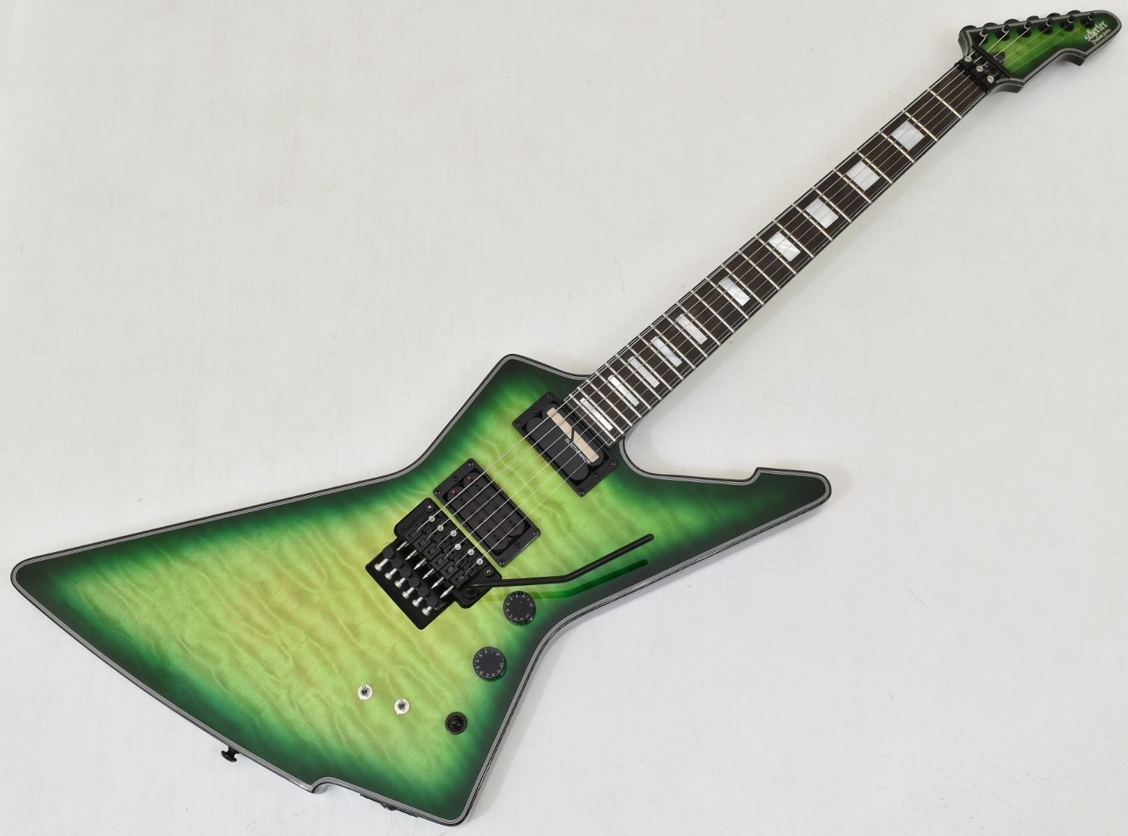 Schecter E-1 FR S SE Guitar Green Burst B-Stock 0671