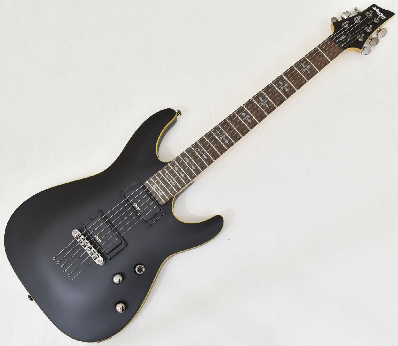 Schecter Demon-6 Guitar Aged Black Satin B-Stock 0514