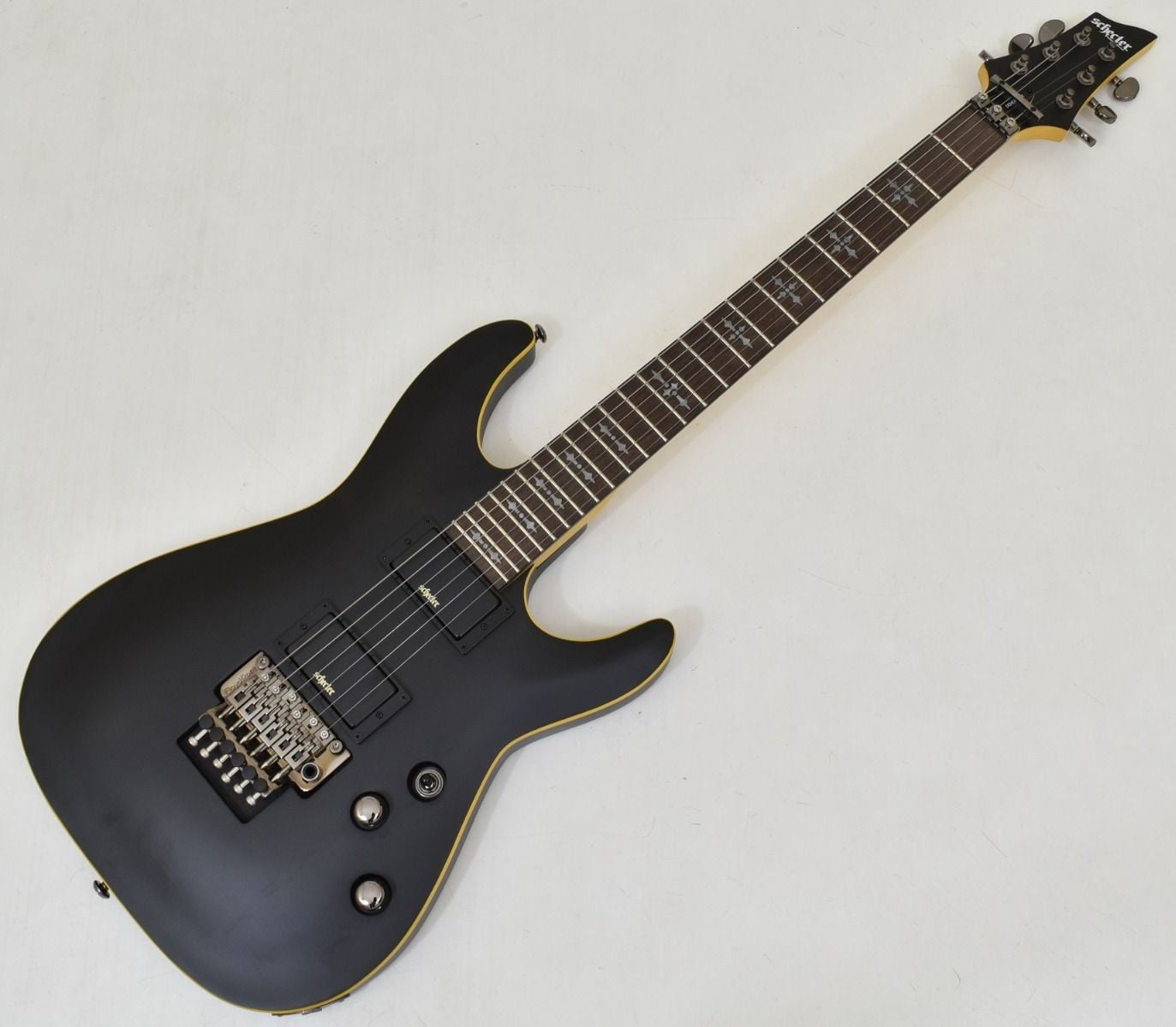Schecter Demon-6 FR Guitar Aged Black Satin B-Stock 0360