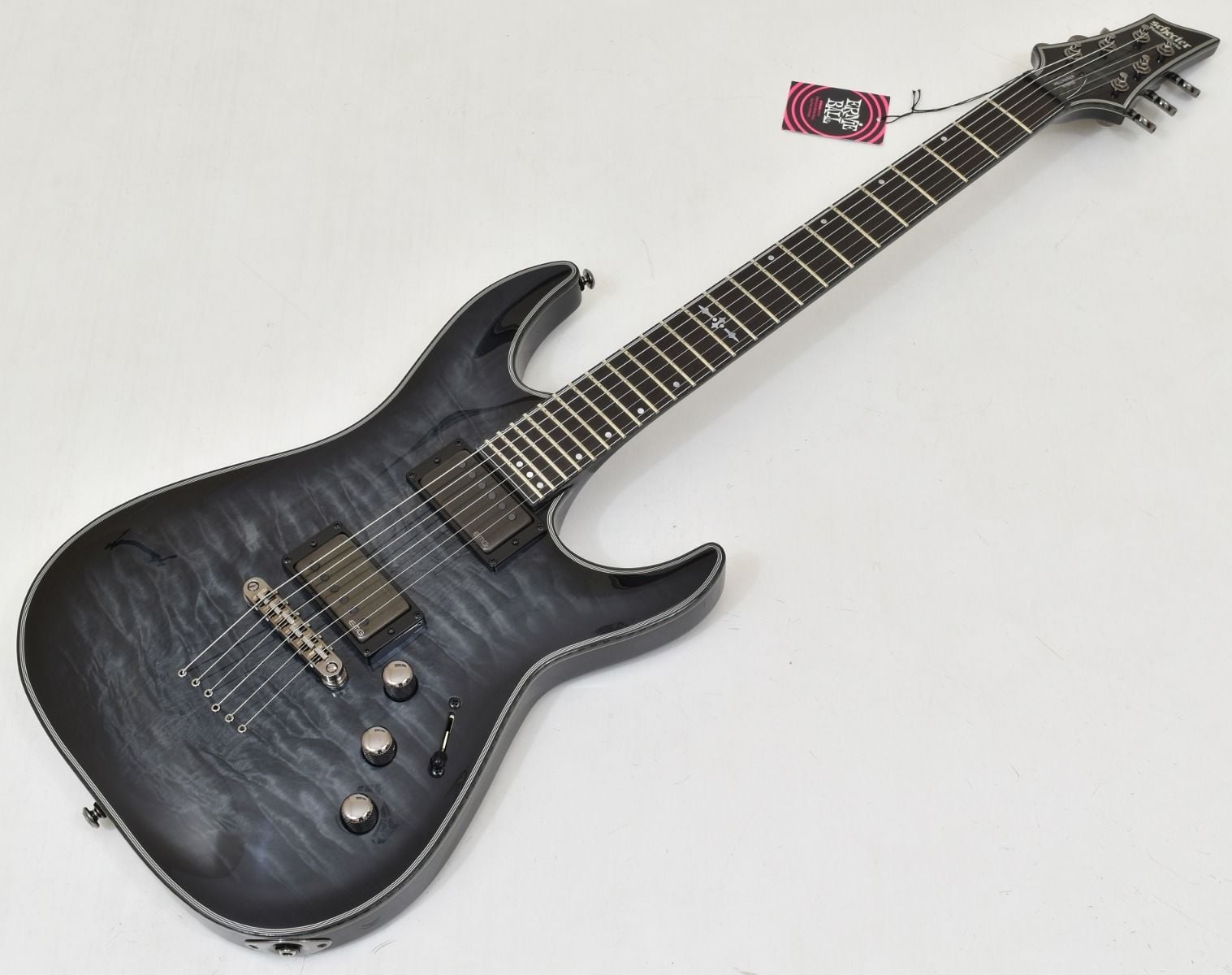 Schecter Hellraiser Hybrid C-1 Guitar Trans Black Burst B Stock 0423 -