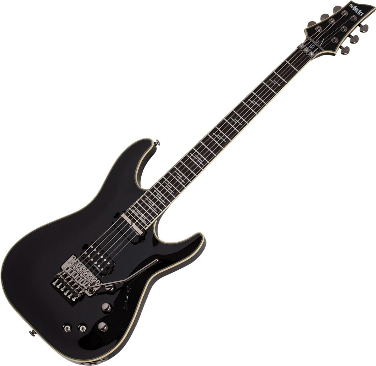 Schecter C-1 FR-S BlackJack Guitar Gloss Black - 2563 | Studio Gears