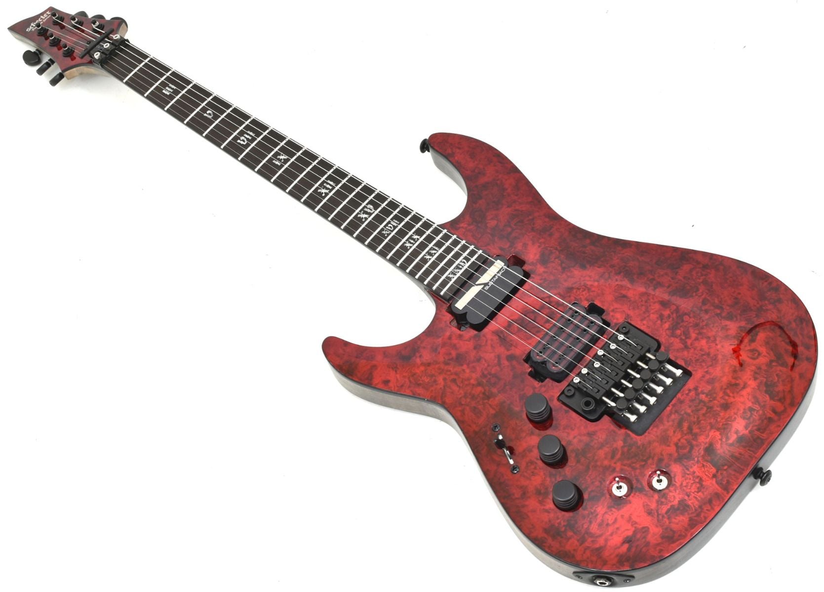 Schecter C-1 FR-S Apocalypse Lefty Guitar Red Reign - 3252 