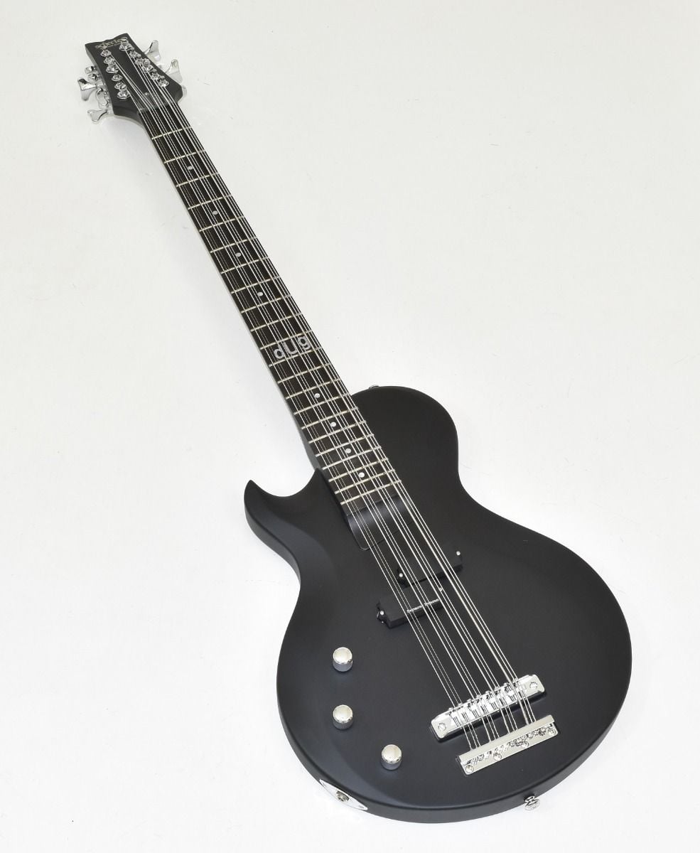 Schecter dUg Pinnick DP-12 String Lefty Bass Satin Black B0728 - 460