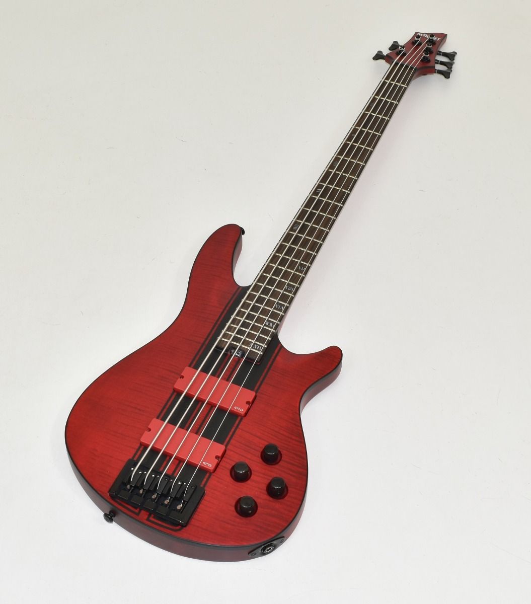 Schecter C-5 GT Bass Satin Trans Red B-Stock 0674