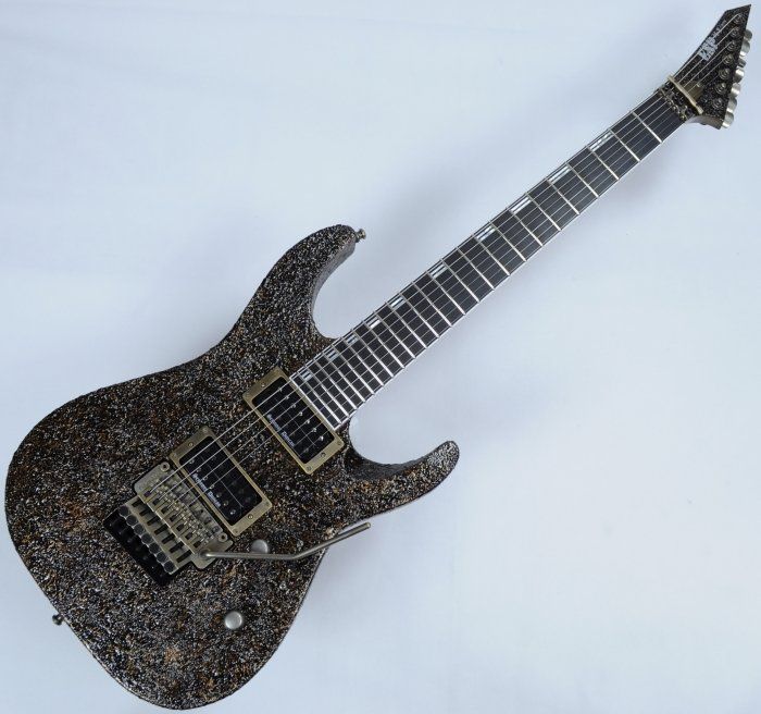 Esp M Ii 7 String Exhibition Japan Custom Shop Guitar In Rusty Iron