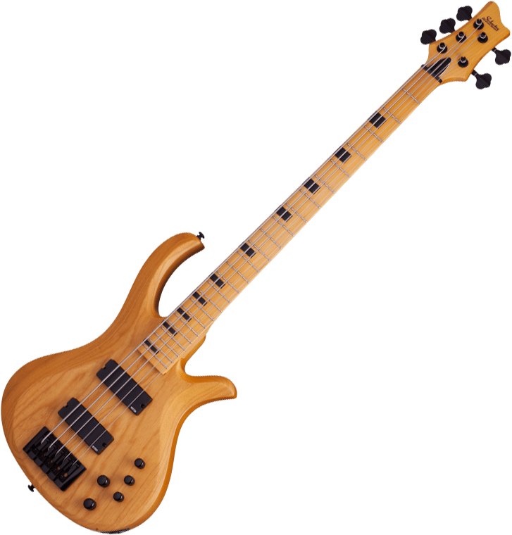 Schecter Riot-5 Session Electric Bass in Aged Natural Gloss Finish