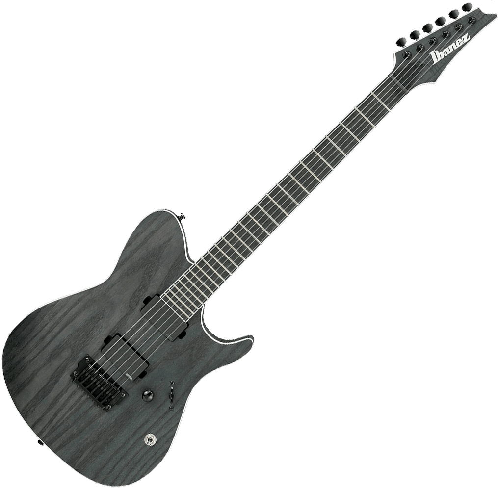 Ibaenz FR IRON LABEL FRIX6FEAH Electric Guitar in Charcoal Stained Flat