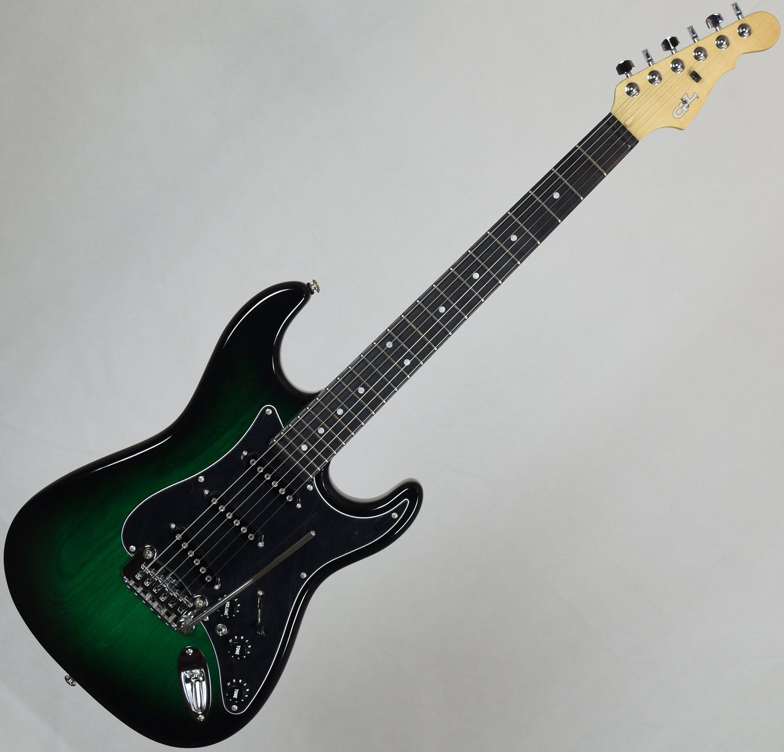 G L Usa S 500 Ebony Fingerboard Electric Guitar Greenburst Usa S500