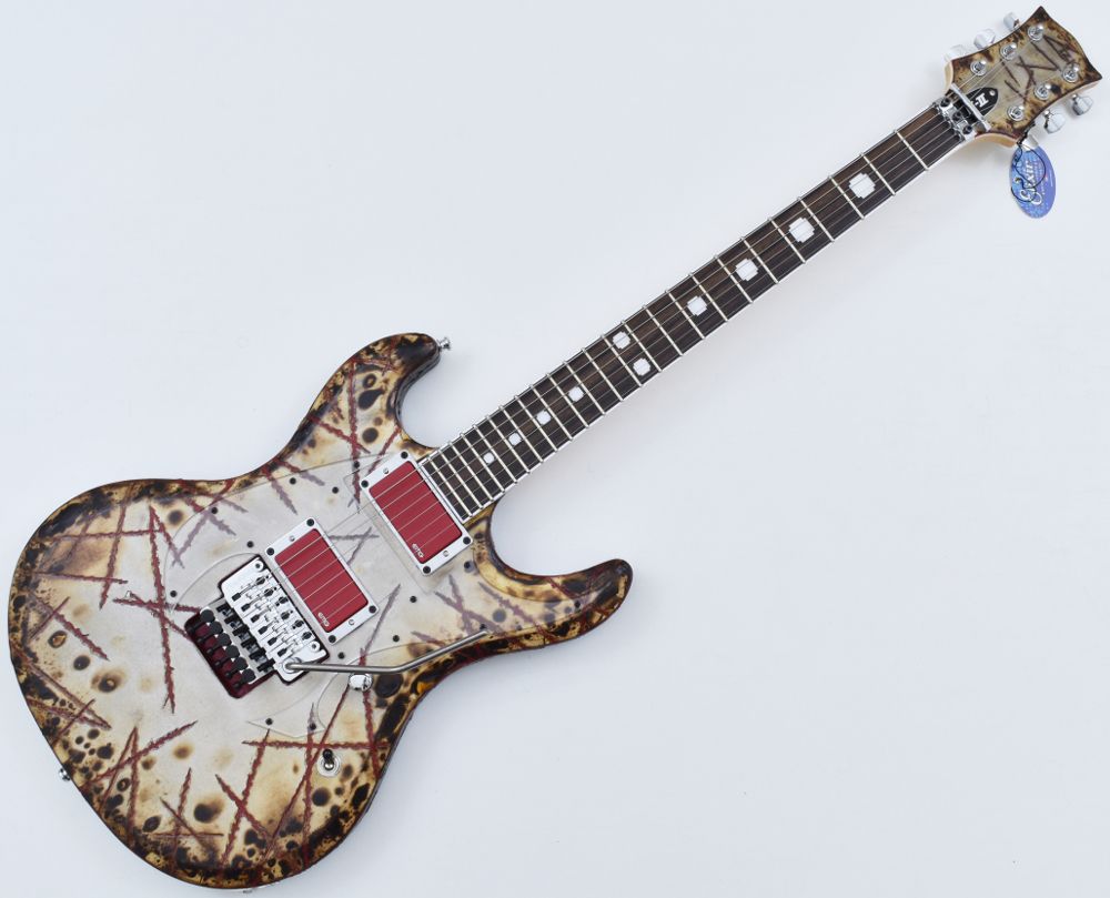 ESP E-II Richard Z RZK-I Burnt Electric Guitar with Case