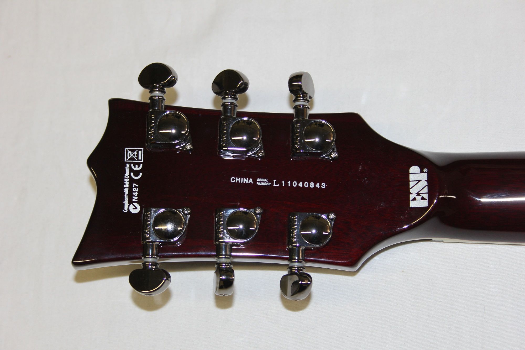 esp guitar serial numbers starting with l
