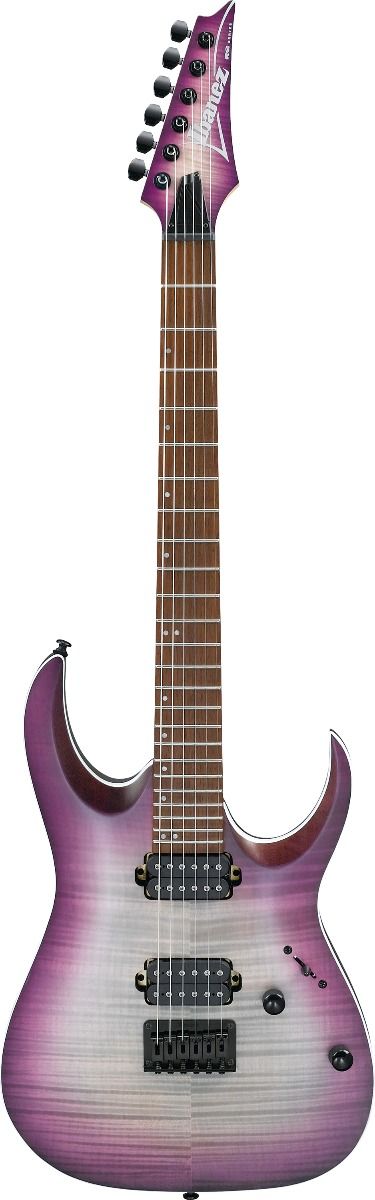 Ibanez rga series rgar42mfmt electric guitar transparent purple burst outlet flat