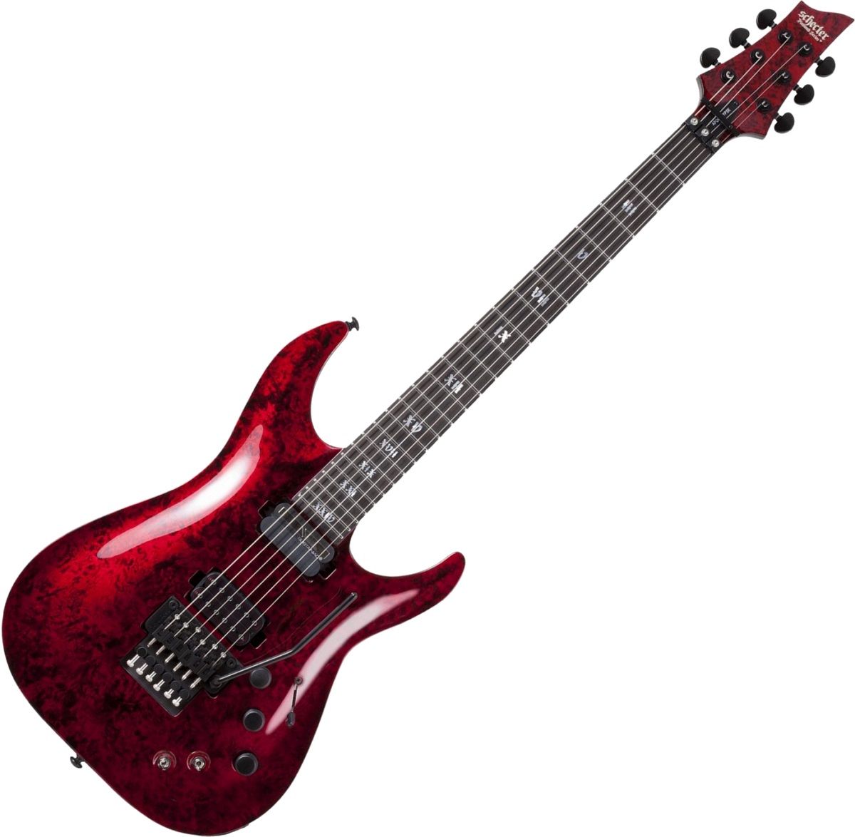 Schecter C-1 FR-S Apocalypse Electric Guitar in Red Reign