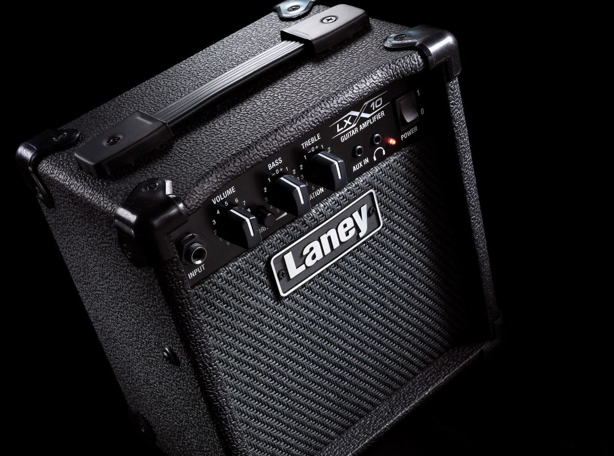 Laney LX 10W Electric Guitar Combo Amp 1x5 With Drive LX10 BK - LX10 B