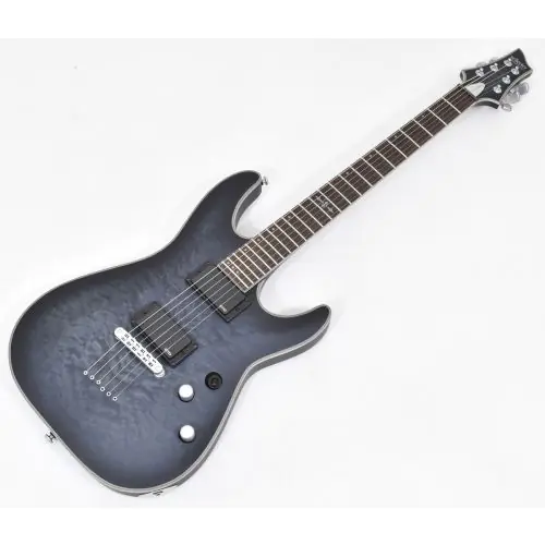 Schecter C-1 Platinum Electric Guitar See-Thru Black Satin B-Stock 1030 sku number SCHECTER790.B 1030