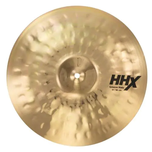 SABIAN 15" HHX Groove Hat Bottom Brilliant Finish sku number 11589X/2B