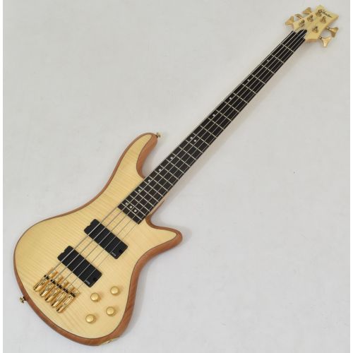 Schecter Stiletto Custom-5 Bass Gloss Natural B-Stock 0175 sku number SCHECTER2541.B 0175