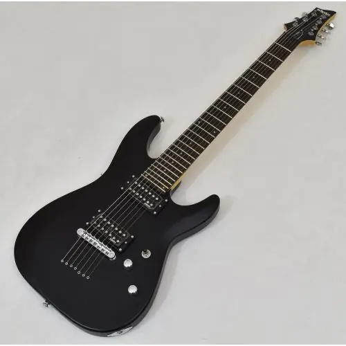 Schecter C-7 Deluxe Electric Guitar Satin Black B-Stock 0307 sku number SCHECTER437.B 0307