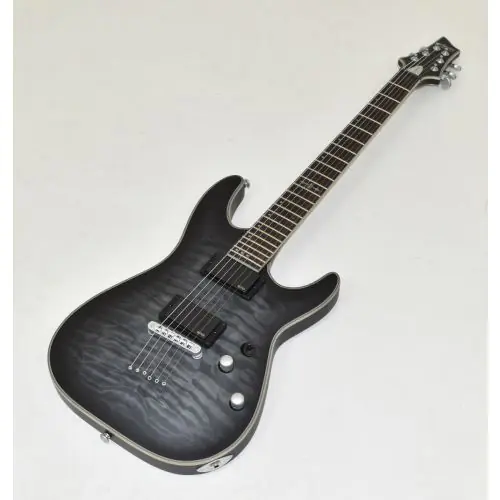 Schecter C-1 Platinum Guitar See-Thru Black Satin B-Stock 1106 sku number SCHECTER790.B1106