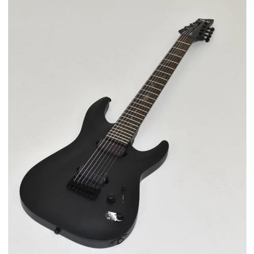 Schecter Damien-7 Electric Guitar Satin Black B-Stock 2556 sku number SCHECTER2472.B 2556