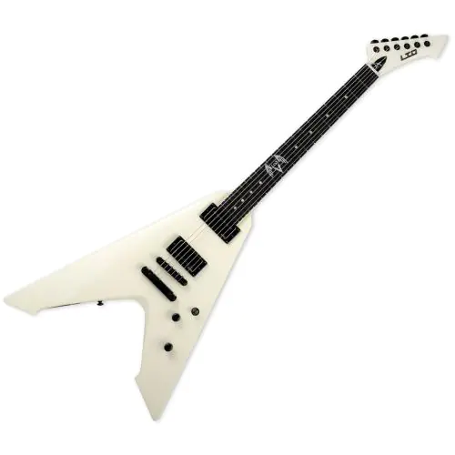 ESP LTD James Hetfield Vulture Guitar Olympic White sku number LVULTUREOW