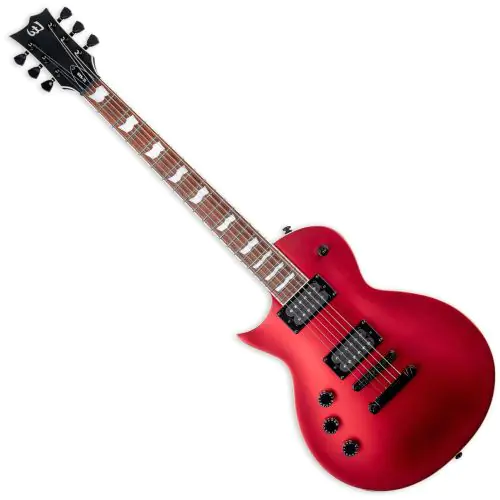 ESP LTD EC-256 Lefty Guitar Candy Apple Red Satin sku number LEC256CARSLH