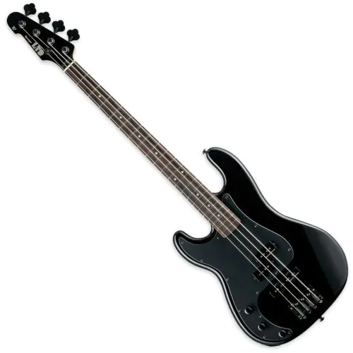 ESP LTD Surveyor '87 Lefty Electric Bass Black sku number LSURVEYOR87BLKLH