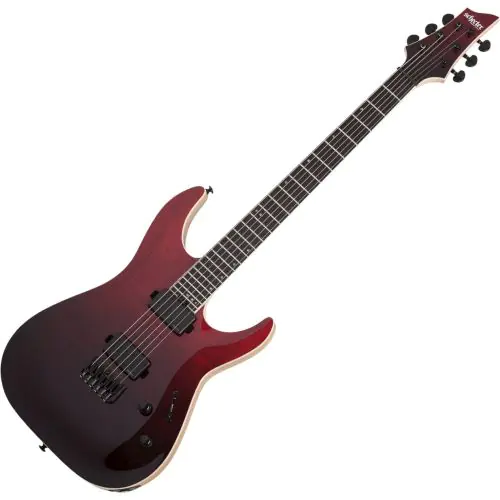 Schecter C-1 SLS Elite Guitar Blood Burst Mint sku number SCHECTER1370-U