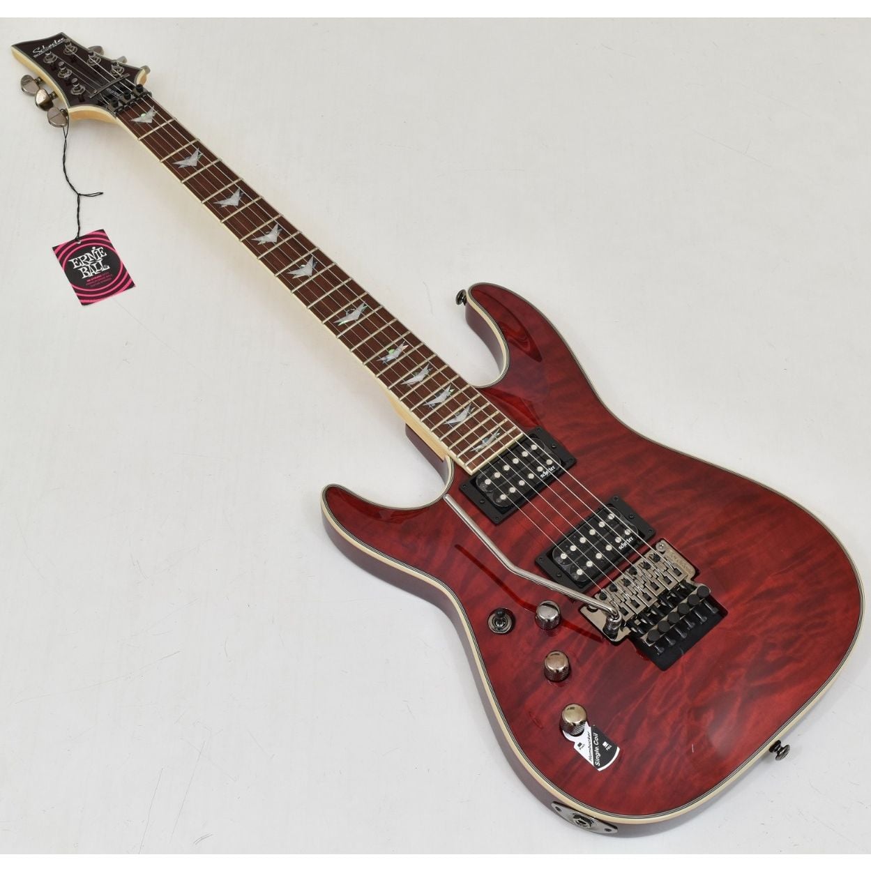 Schecter Omen Extreme-6 FR Lefty Guitar Black Cherry B-Stock 3984