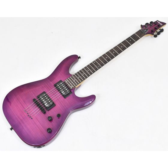 Schecter C-6 Elite Electric Guitar Trans Purple Burst B-Stock 0382 sku number SCHECTER761.B 0382