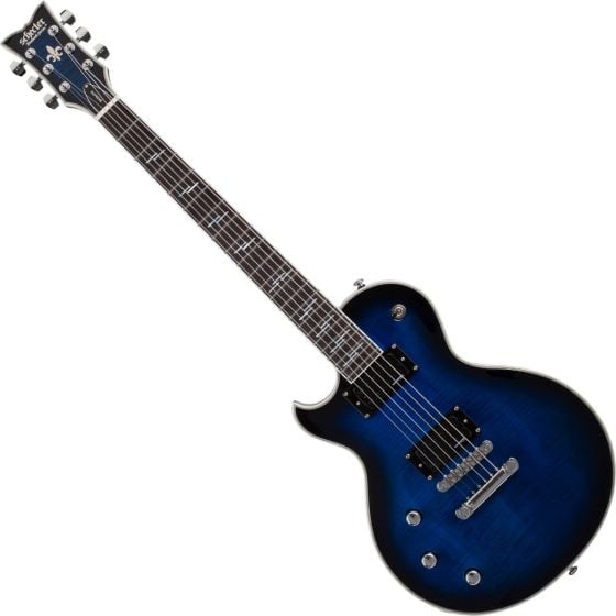 Schecter Solo-II Supreme Lefty Guitar See Thru Blue Burst sku number SCHECTER2593