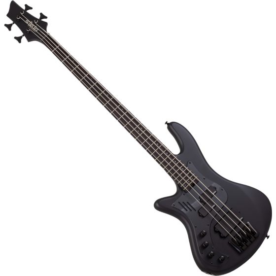 Schecter Stiletto Stealth-4 Pro EX Lefty Bass Satin Black sku number SCHECTER2275